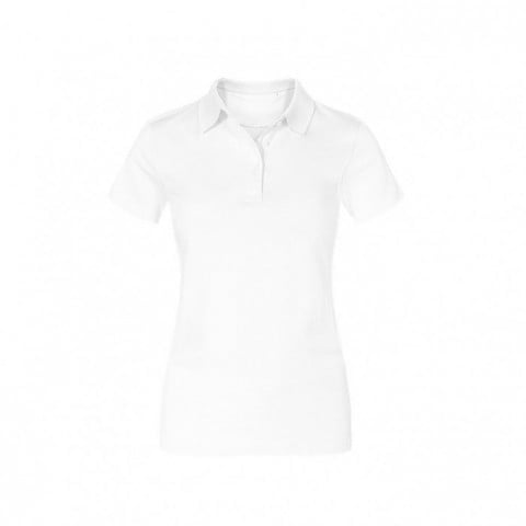 White - Damska koszulka polo Jersey