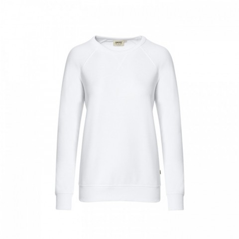 White - Damska bluza typu crewneck 407