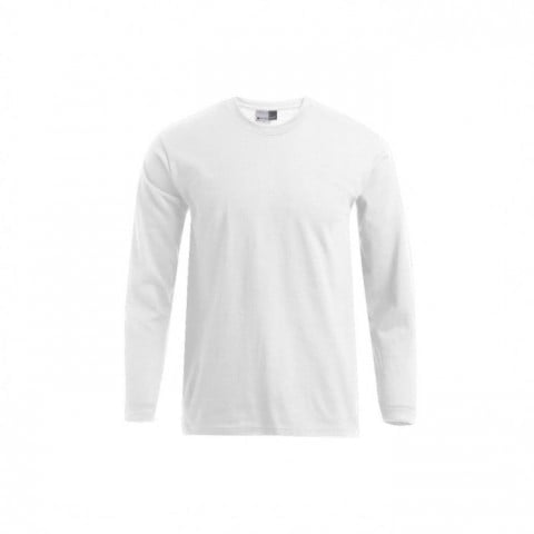 Men's white longsleeve Premium Promodoro 4099