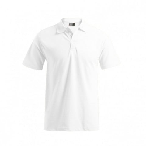 White - Men's Poloshirt 60/40