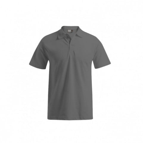 Steel Grey (Solid) - Męska koszulka polo 60/40