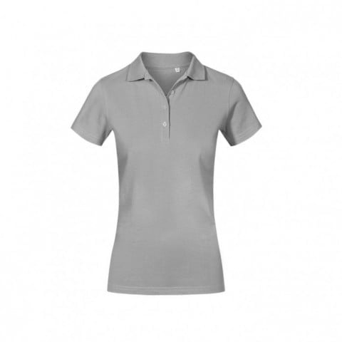 New Light Grey (Solid) - Damska koszulka polo 60/40