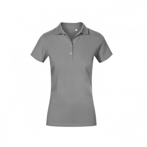 Steel Grey (Solid) - Damska koszulka polo 60/40