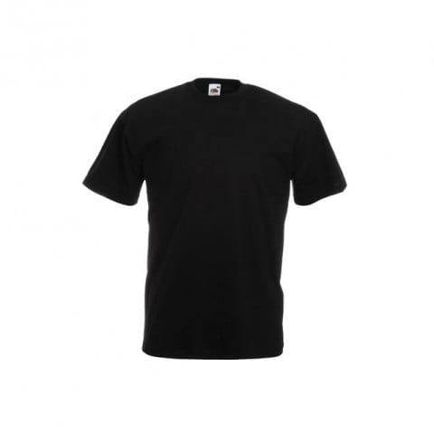 Czarna koszulka do własnego haftu Fruit of the Loom 61-036-0