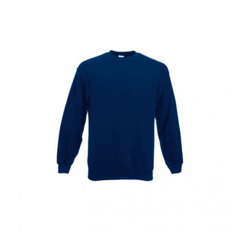 Navy - Bluza Crewneck Set-In