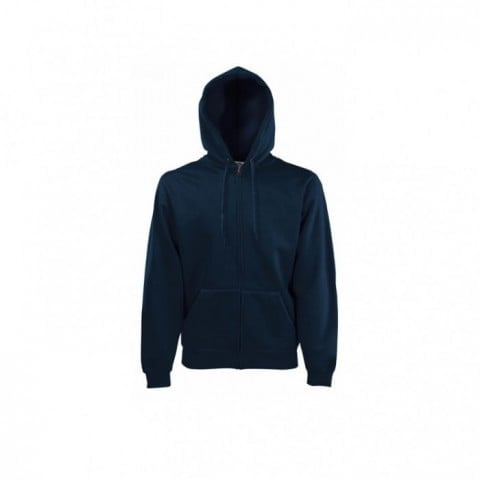 Black - Klasyczna bluza z zamkiem Hooded