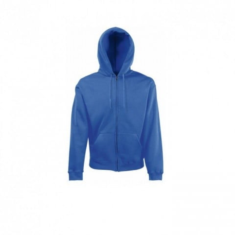 Royal Blue - Klasyczna bluza z zamkiem Hooded