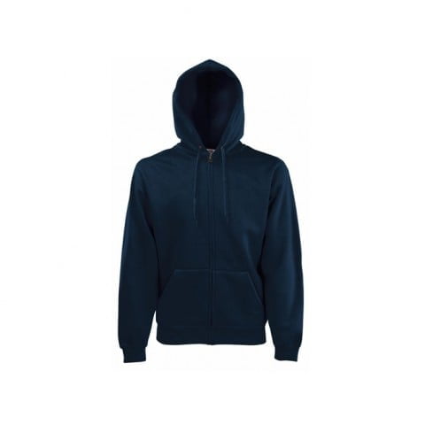 Deep Navy - Bluza z zamkiem Premium Hooded