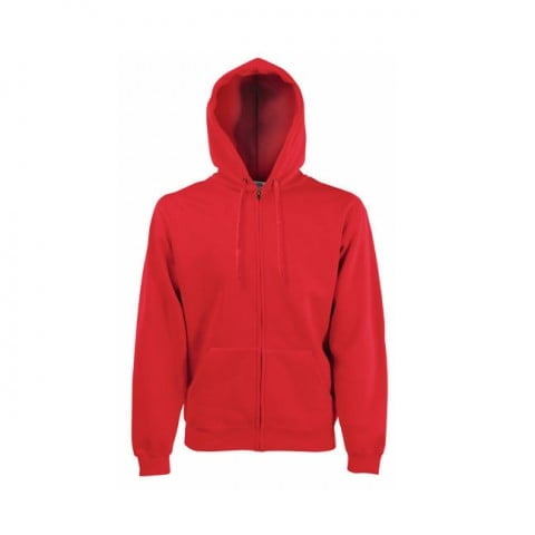 Red - Bluza z zamkiem Premium Hooded