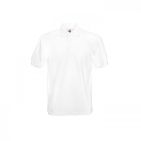 White - Koszulka polo HEAVY 65/35