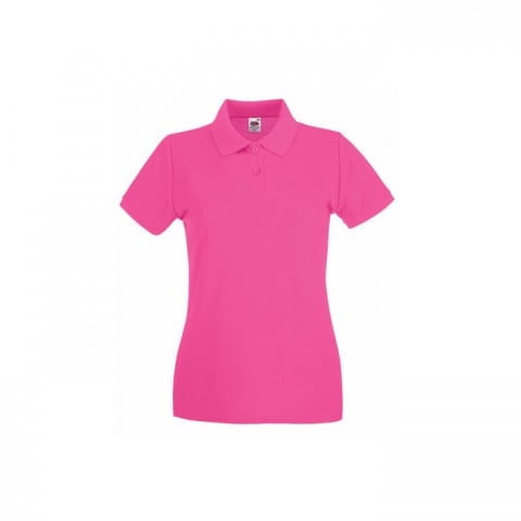 Fuchsia - Damska koszulka polo Premium Lady-Fit