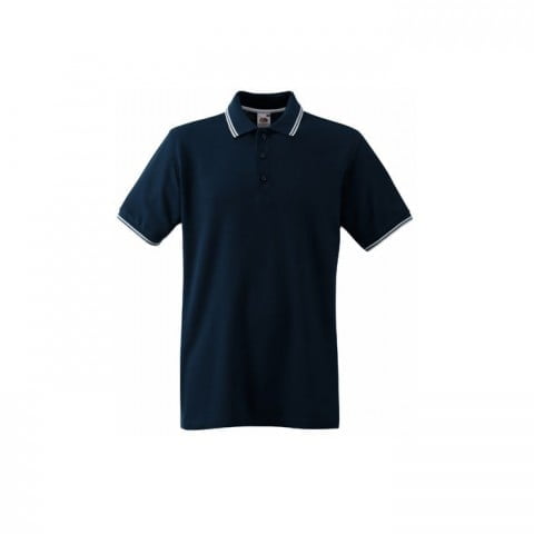 Deep Navy - Koszulka polo Tipped