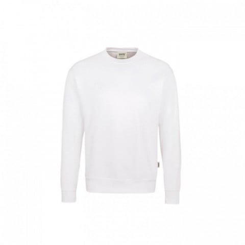 White - Bluza premium typu crewneck 471