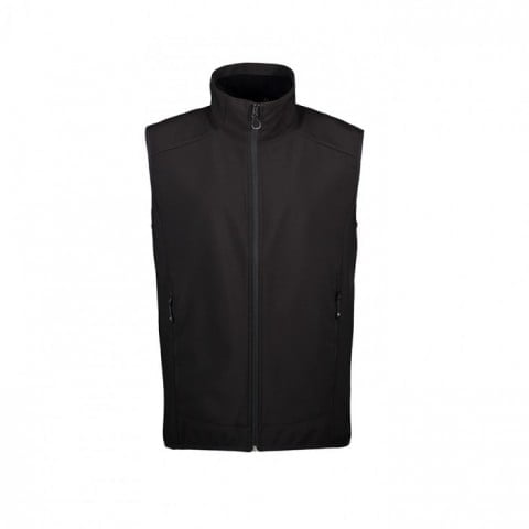 Black - Funktionelle Herren Soft Shell Weste 0824