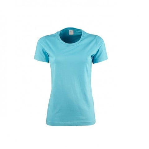 Turquoise - Damski T-Shirt Basic Tee