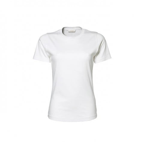 Biała koszulka damska z bawełny organicznej Tee Jays Interlock Tee 580