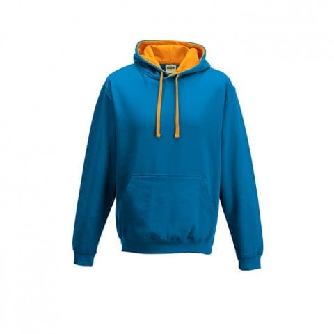 Sapphire Blue/Orange Crush - Bluza z kapturem Varsity Hoodie