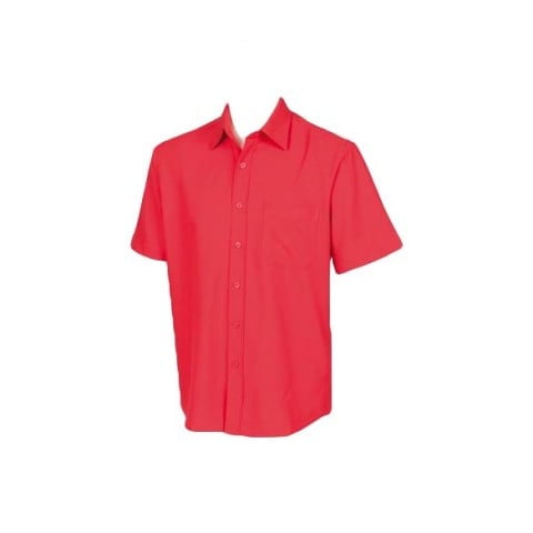 Classic Red - Męska koszula z poliestru Wicking