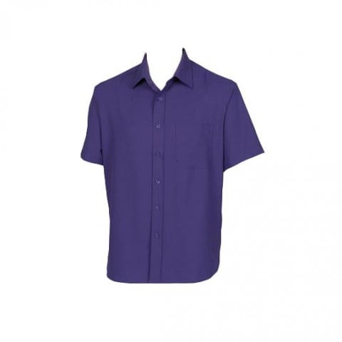 Purple - Męska koszula z poliestru Wicking