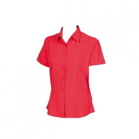 Classic Red - Damska koszula z poliestru Wicking