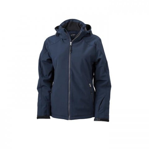 Navy - Damski zimowy softshell Wintersport