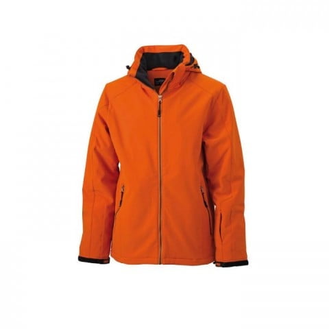 Dark Orange - Męski zimowy softshell Wintersport