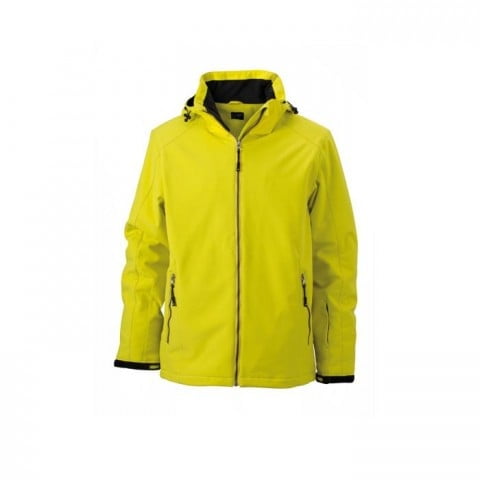 Yellow - Męski zimowy softshell Wintersport