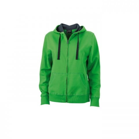 Green - Damska bluza Hooded Jacket