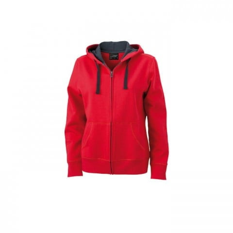 Red - Damska bluza Hooded Jacket