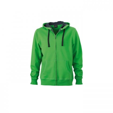 Green - Męska bluza Hooded Jacket