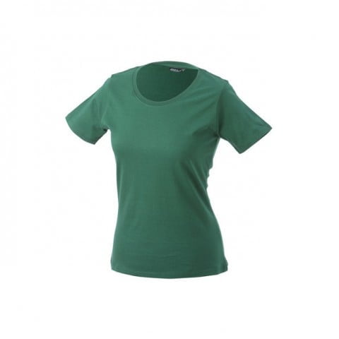 Dark Green - Damska koszulka Basic-T