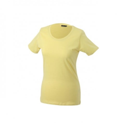 Light Yellow - Damska koszulka Basic-T