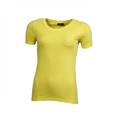 Yellow - Damska koszulka Basic-T