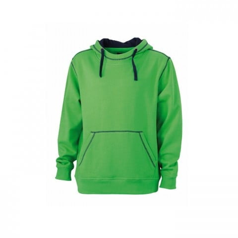 Green - Męska bluza bez zamka Lifestyle