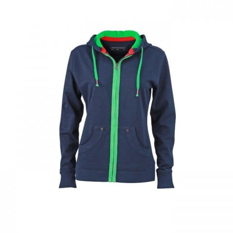 Navy - Damska bluza z kapturem Urban Hooded