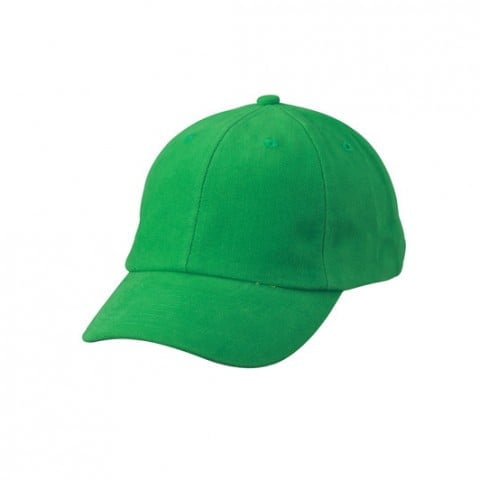 jasnozielona czapka reklamowa z nadrukiem