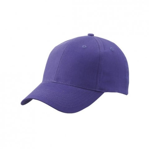 fioletowa czapka reklamowa z logo