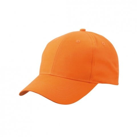 pomarańczowa czapka reklamowa z logo