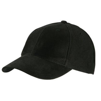 czarna czapka promocyjna z haftem