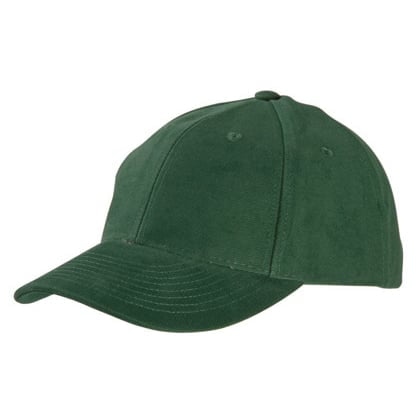 ciemnozielona czapka promocyjna z haftem