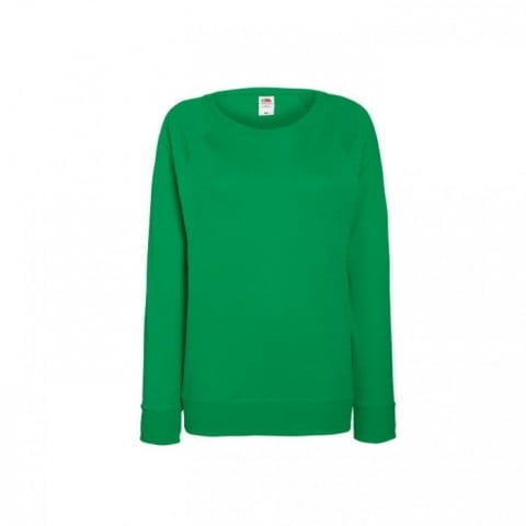 Kelly Green  - Damska bluza Lightweight Raglan