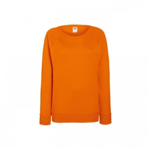 Orange - Damska bluza Lightweight Raglan