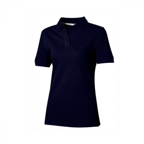 Navy - Damska koszulka polo Forehand