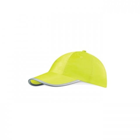 Fluorescent Yellow - Odblaskowa czapka z daszkiem