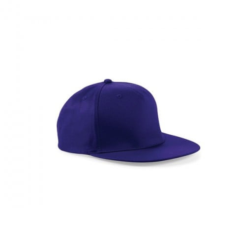 fioletowa czapka snapback z haftem 3d