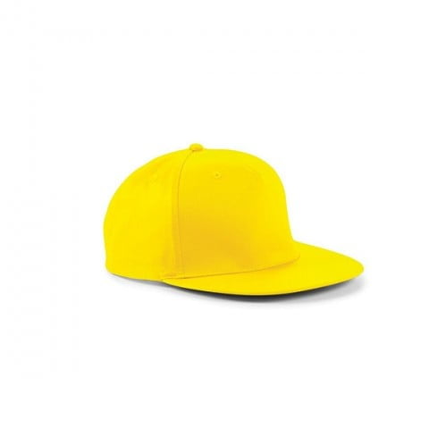 żółta czapka snapback z haftem 3d