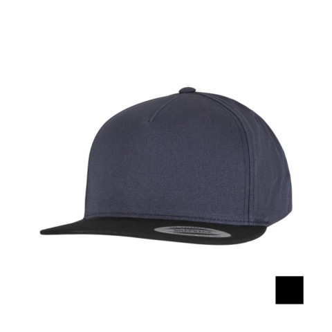 granatowo czarna czapka snapback 6007 Flexfit