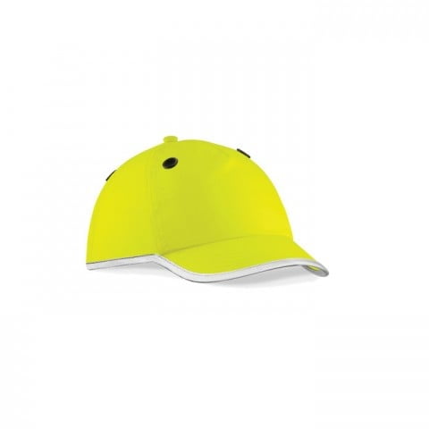 Fluorescent Yellow - Czapka z daszkiem o wysokiej widzialności EN812 Bump Cap