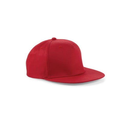 czerwona czapka snapback z haftem 3d