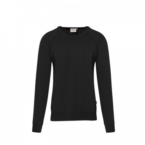 Black - Męska bluza typu reglan 607